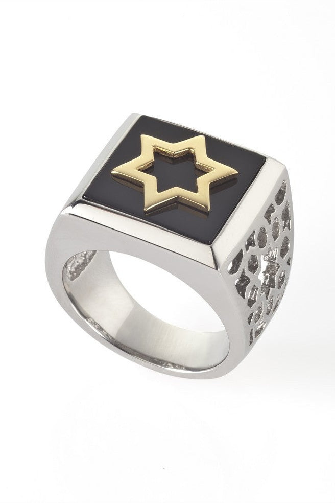 Agata Ring - Star of David