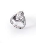 Flunta Ring Stainless Steel White