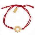Abraham Red Gold String Bracelet