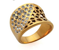 Fishermans Net Ring Gold
