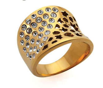 Fishermans Net Ring Gold
