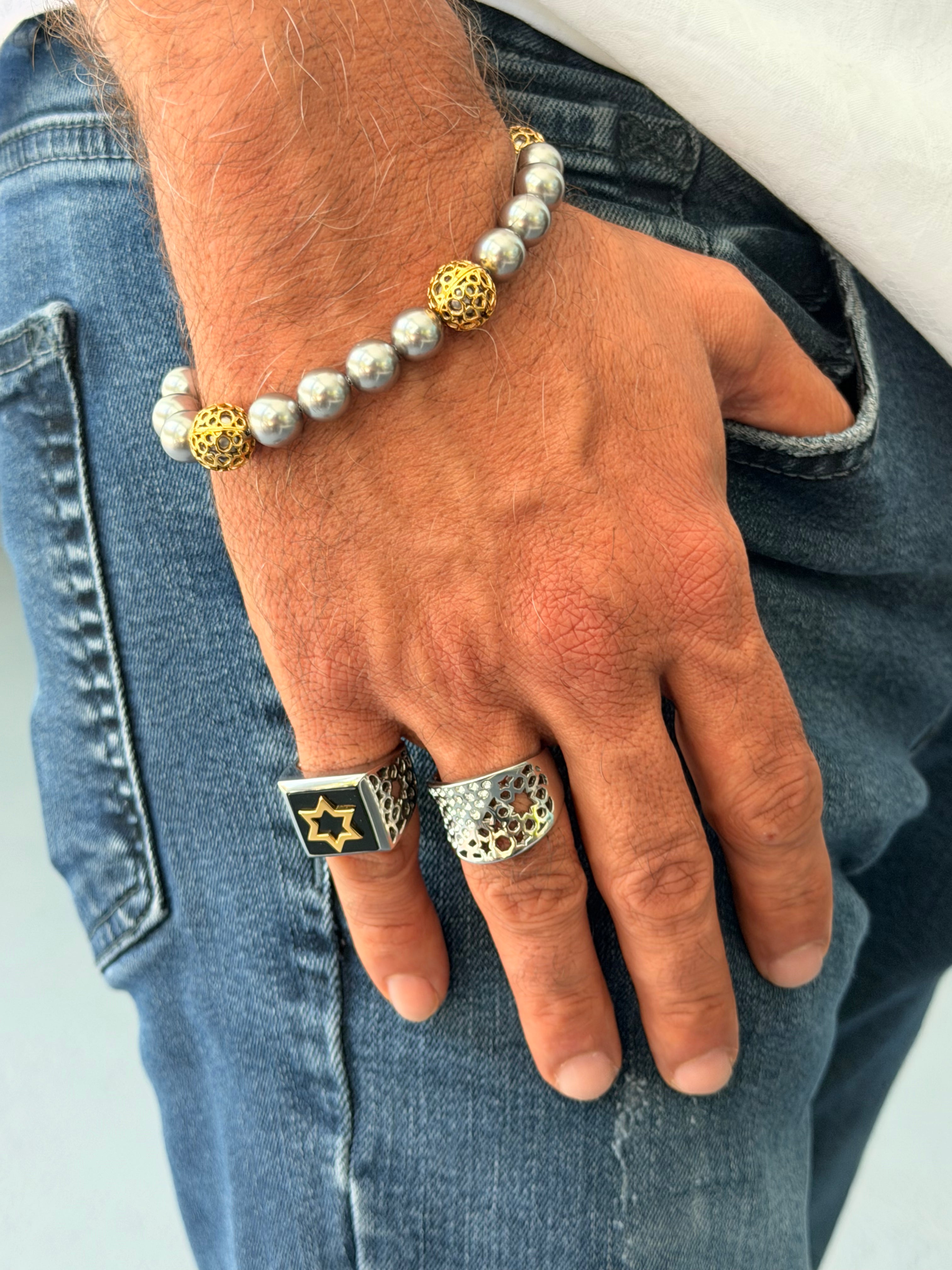 Silver First temptation bracelet