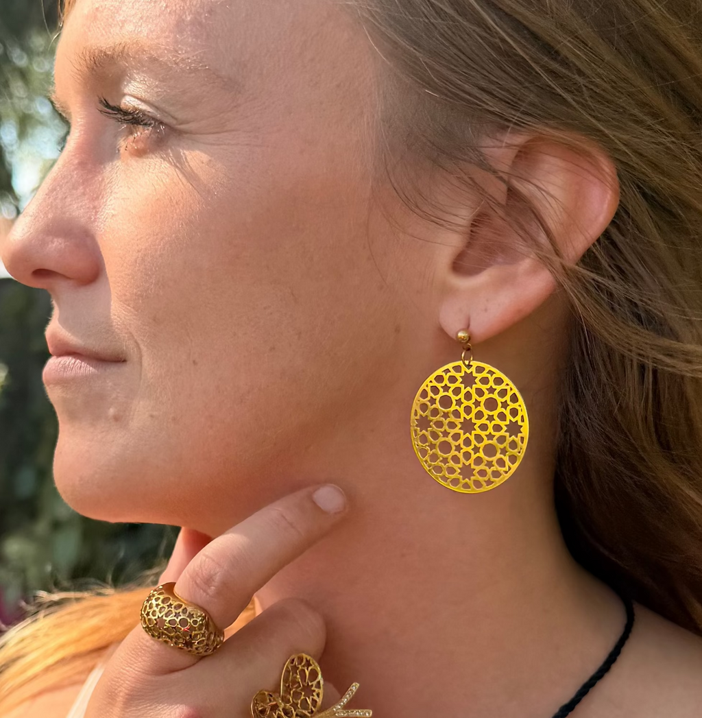 Full Moon Earrings