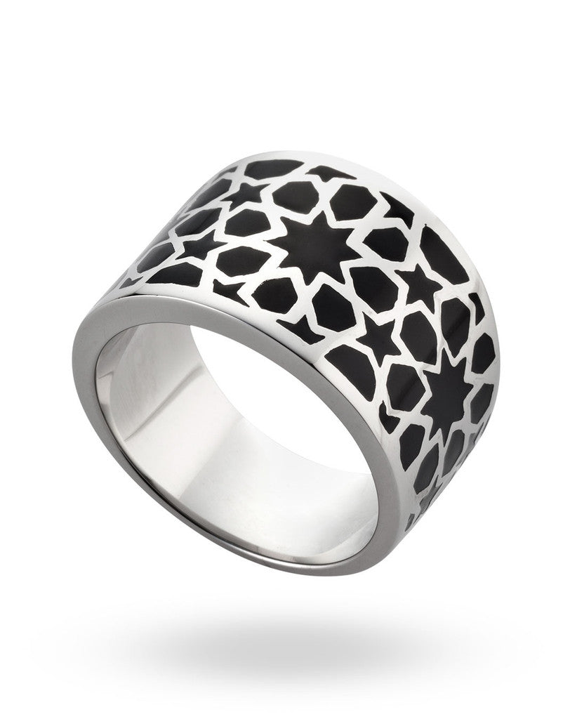 Roundabout Ring - Stainless Steel Black