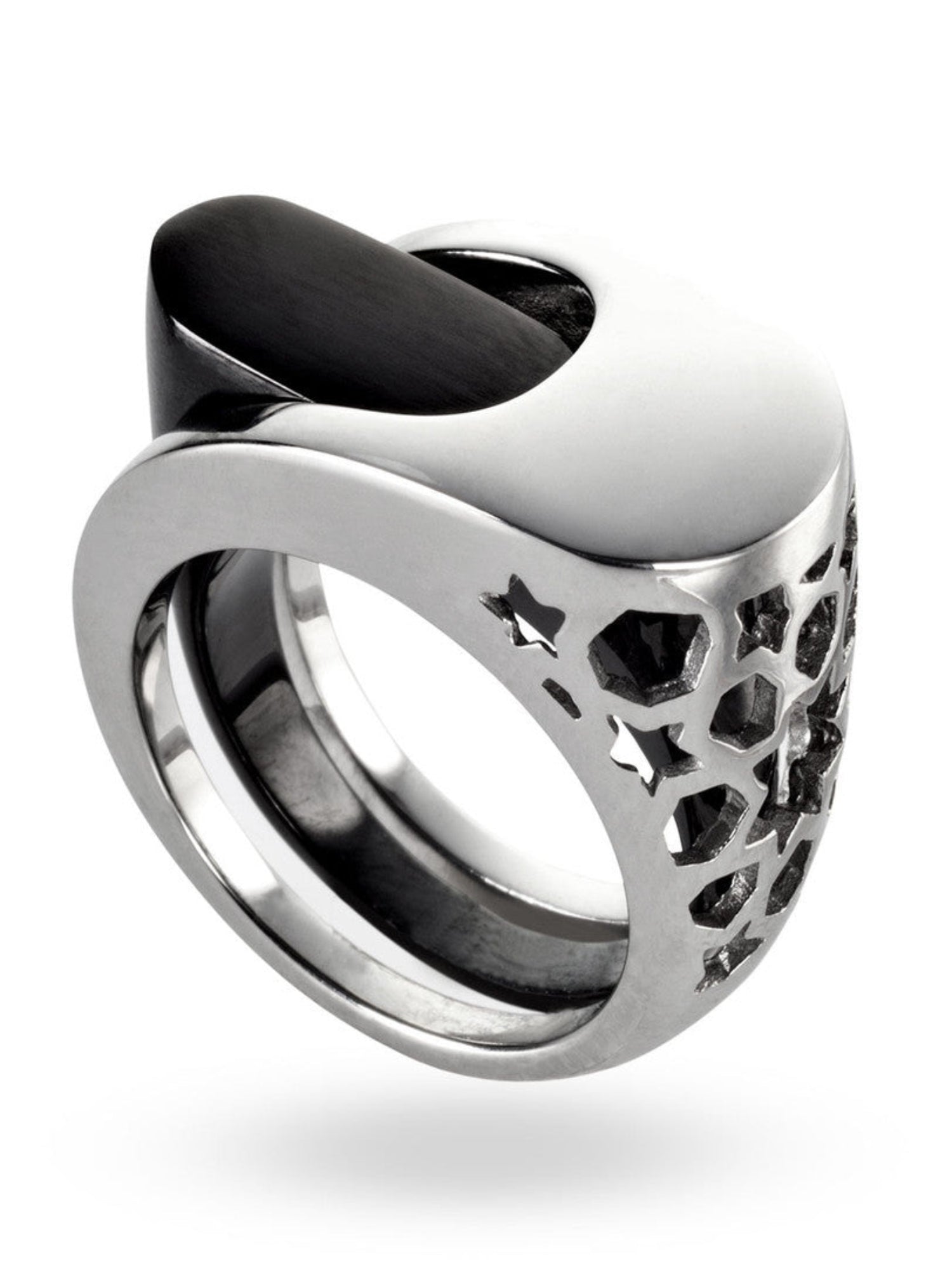 Intersection Ring Stainless steel