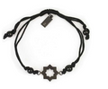 Abraham Black Titanium String Bracelet