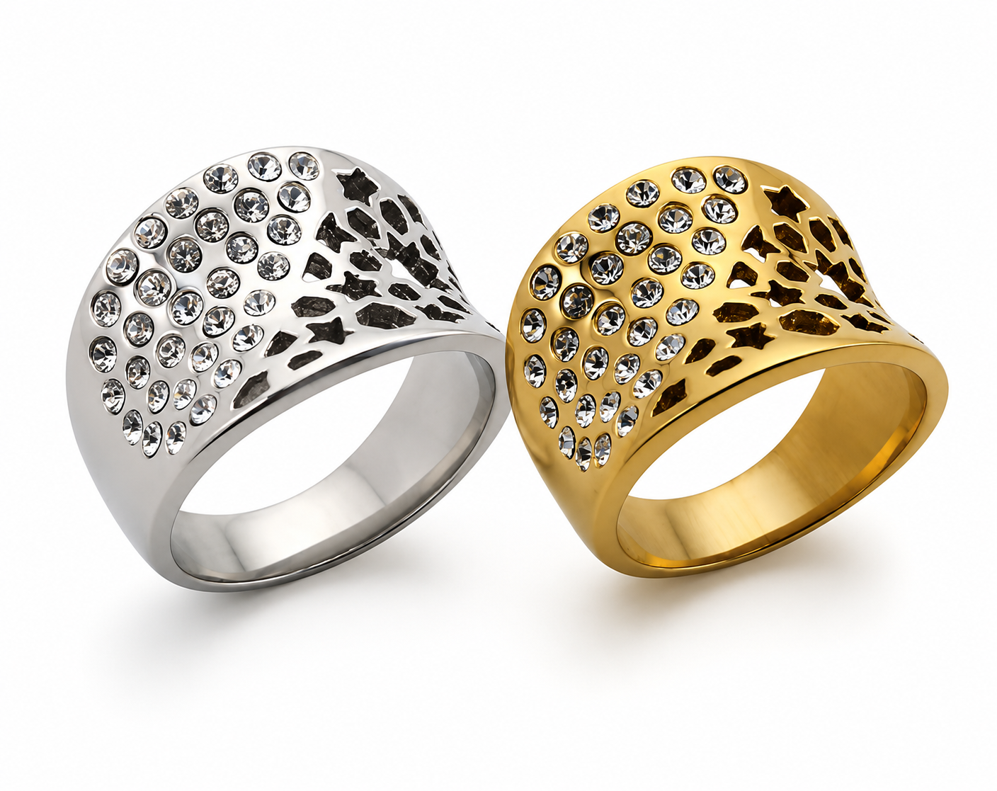 Fishermans Net Ring Gold