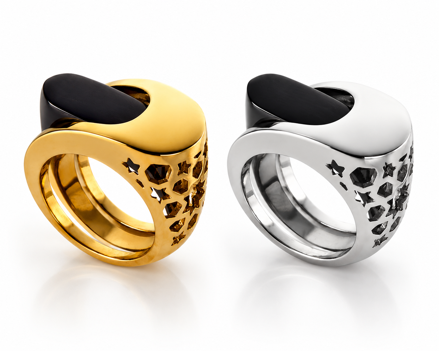 Intersection Ring Gold